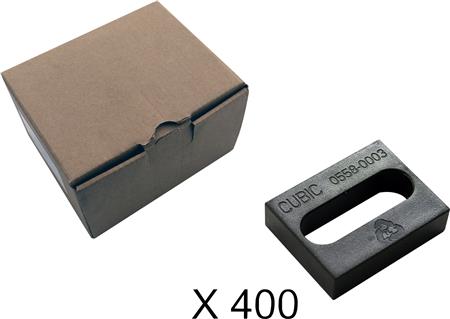 Cubic Afstd.Klods Nr. 3 Skinneholder S2000 400