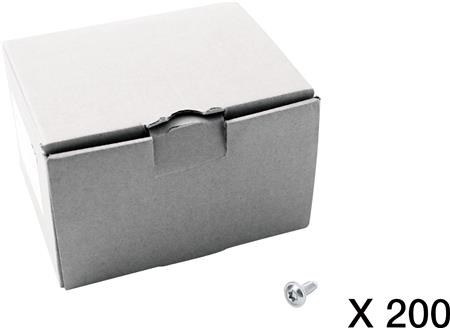 Cubic 200 Skrue, Gevindformende, Torx, Flange