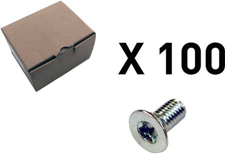 Cubic 100 Skrue, Undersænket, Torx.