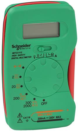 Schneider Electric Blist Digital Multimeter Pocket Cat Iii