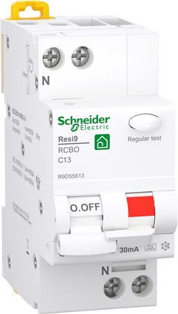 Schneider Electric Kombiafbr. 13A 30Ma C 1P+N 2M