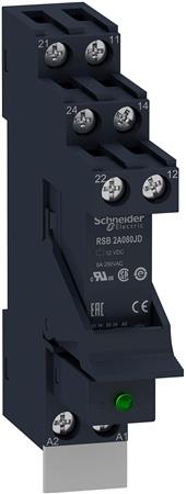 Schneider Electric Rsb Relæ M/Sokkel 2C/O 8A 12Vdc