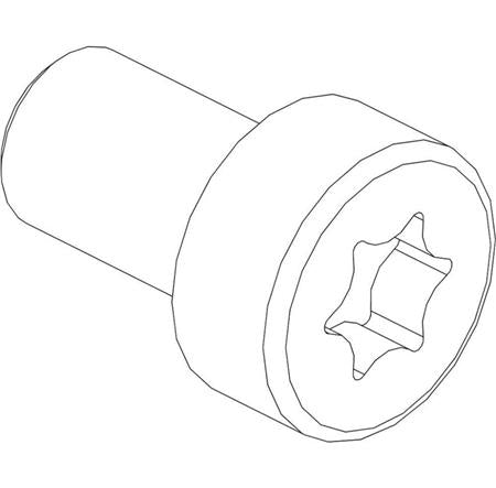 Cubic Cylinderskrue, Torx