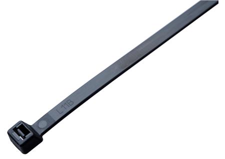 Solar Plus Kabelbinder 7,6X400 Sort Uv-Bestandig - 100 Stk.