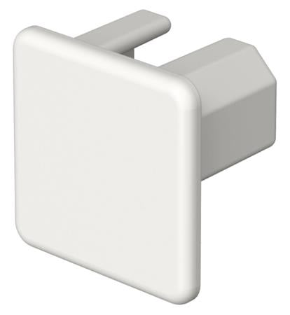 Obo Wdk Endestykke 20X20 Mm Hvid Ral 9010