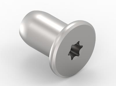 Cubic Cylinderskrue, Torx, Lavt Hoved