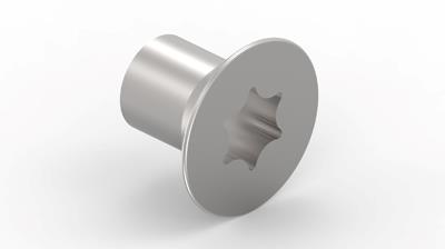 Cubic Skrue, Undersænket, Torx