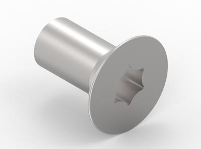 Cubic Skrue, Undersænket, Torx