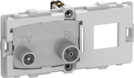 Lauritz Knudsen Fuga Tv/R+Rj45, Slut, Td301E, 2M Indsats