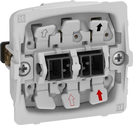 Lauritz Knudsen Fuga 2-Polet Afbryder 16A Ua