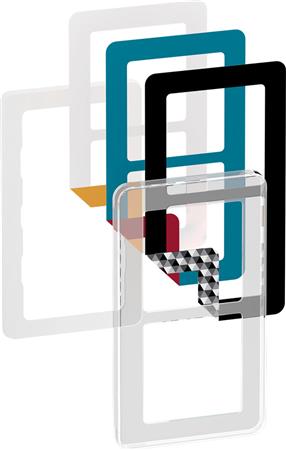 Lauritz Knudsen Fuga Choice Ramme 2X1M Transparent