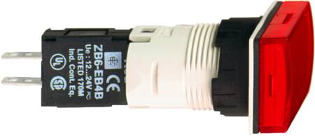 Schneider Electric Lampe Ø16 Rekt. Rød    Xb6Dv4Bb