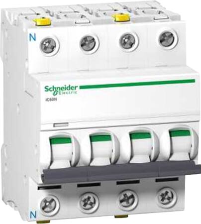 Schneider Electric Automatsikring C63A 3P+N 6Ka 4M