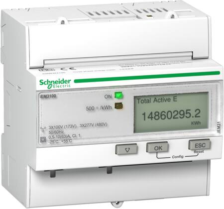Schneider Electric Kwh-Måler 3P+N 400V 63A