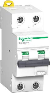Schneider Electric Kombiafbr. 10A 300Ma C 2P 2M