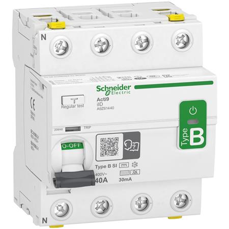 Schneider Electric Fejlstrømsafbr. 40A 30Ma, 4P