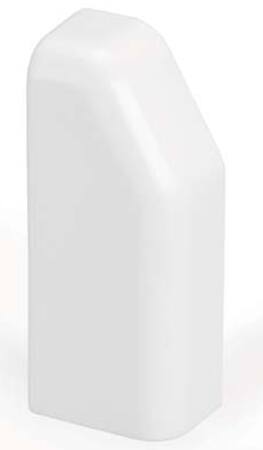Obo Endstykke Sl 20X70 Venstre Hvid