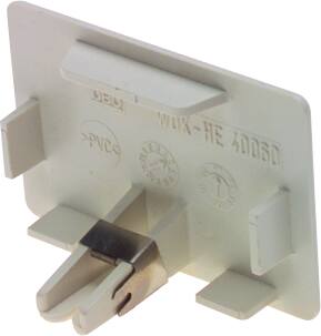 Obo Wdk Endestykke 40X60 Mm Grå Ral 7035