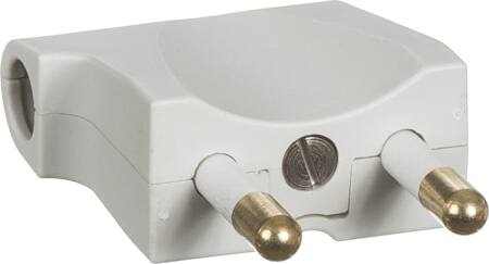 Lauritz Knudsen Stikprop Flad Vink U/J V1 Lgrå