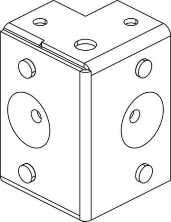 Cubic Sokkelhjørne