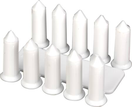 Schneider Electric Clipsplug Hvid Ø5,5Mm 20Mm Lang - 100 Stk.