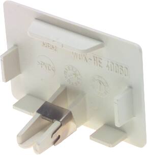 Obo Wdk Endestykke 20X35 Mm Hvid Ral 9010