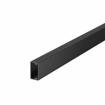 Obo Wdk Kabelkanal 10X20 Mm Sort 2M Pvc - 2 Meter
