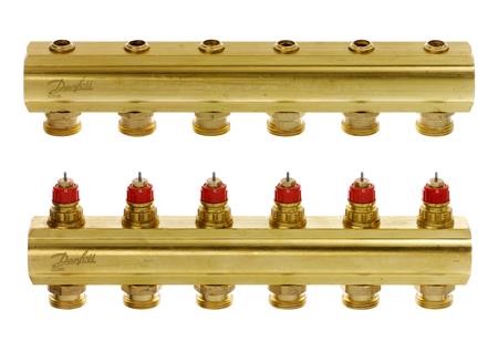 Danfoss Fhf Gulvvarmemanifold 6+6