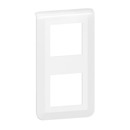 Legrand Mosaic Ramme Vertikal 2X2M Hvi