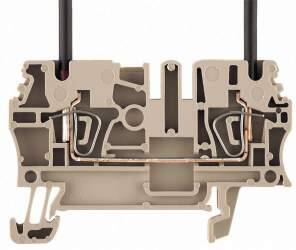 Weidmüller Gennnemgangsklem. Zdu2,5