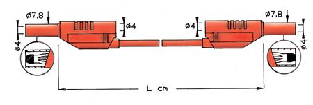 Elma Instruments Prøveledning 200Cm Sort M/Stik