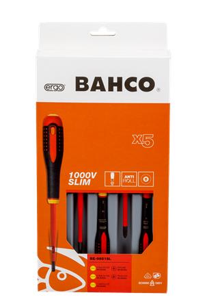 Bahco Skruetrækker  Ergo Set Slim Blades