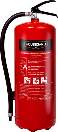 Housegard Pulverslukker Ds-En3 12Kg 55A 233B C