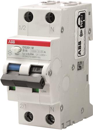 Abb Kombiafbr. 10A 30Ma C 1P+N 2M