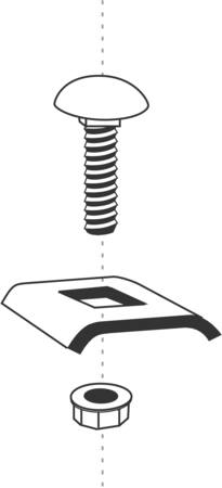 Legrand Spændebeslag Cgb Pg (50) - 50 Stk.