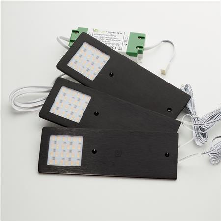 Solar Castor 3-Kit, Led Spot, Inkl. Driver So