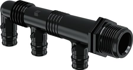 Uponor Q&E For.Rør Nippel  Ppsu 3/4" 3X16 U/Ri