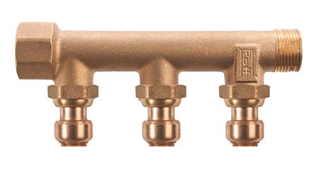 Roth Roth Rødgods Indstiks Fordelerrør 3X15Mm