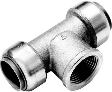 Roth Roth Tee 22 Mm X 3/4" X 22 Mm, Rustfri