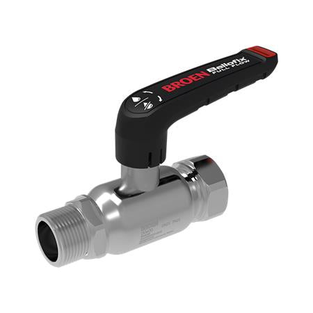 Broen Fullflow Kuglehane Rf 3/4X3/4 Np/Mf Lav