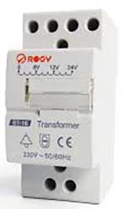 Ezviz Transformer 8/12/24Vac, 9Va. Din Mont.