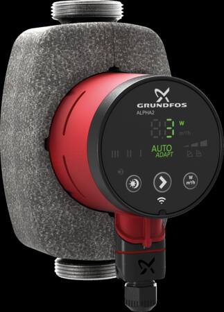 Grundfos Alpha2 25-40 N 180 1X230V 50Hz 6H