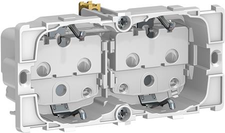 Lauritz Knudsen Fuga Side Jord Dobbelt Stikkontakt 2M Ua
