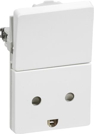 Lauritz Knudsen Bulk Fuga Stikk+Afbryder 1,5M Hv - 100 Stk.