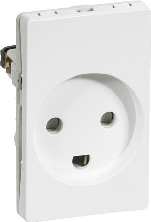 Lauritz Knudsen Bulk Fuga Stikkontakt 1,5M Hv - 100 Stk.