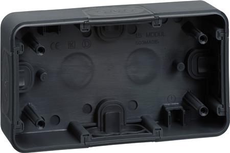 Lauritz Knudsen Opus74 Underlag Dobb. Stikk., Antracit