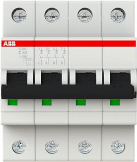 Abb Automatsikring C40A 4P 6Ka 4M