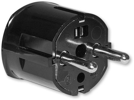 Abb Schuko Stikprop, 16A, Sort