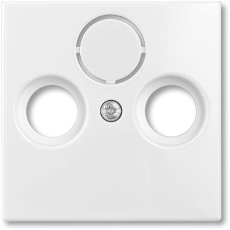 Abb B55 Afd. Til Antenneudtag, Blank Hvid
