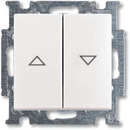 Abb B55 Jalousitryk M/Interlock, Mat Hvid